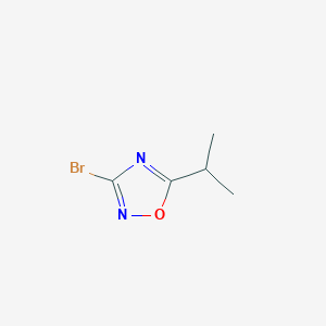 molecular formula C5H7BrN2O B169267 3-溴-5-异丙基-1,2,4-恶二唑 CAS No. 121562-07-0