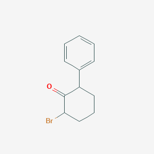 B169268 2-Bromo-6-phenylcyclohexanone CAS No. 155991-28-9