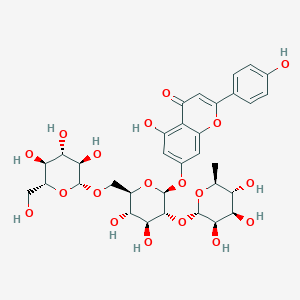 molecular formula C33H40O19 B169289 芦丁-7-O-(2G-鼠李糖基)龙胆二糖苷 CAS No. 174284-20-9