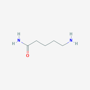 molecular formula C5H12N2O B169292 5-氨基戊酰胺 CAS No. 13023-70-6