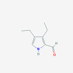 B169316 3,4-diethyl-1H-pyrrole-2-carbaldehyde CAS No. 1006-26-4