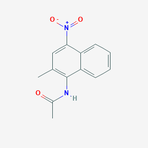 B169339 n-(2-Methyl-4-nitronaphthalen-1-yl)acetamide CAS No. 13615-36-6