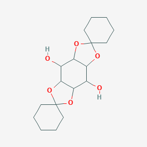 molecular formula C18H28O6 B016936 1,2:4,5-Biscyclohexylidene DL-myo-Inositol CAS No. 104873-71-4