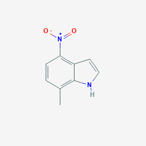 B169373 7-methyl-4-nitro-1H-indole CAS No. 10553-07-8