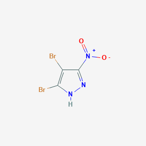 molecular formula C3HBr2N3O2 B169374 4,5-二溴-3-硝基-1H-吡唑 CAS No. 104599-37-3