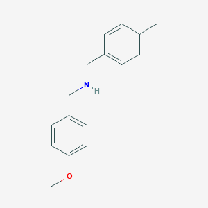molecular formula C16H19NO B169380 (4-甲氧基-苄基)-(4-甲基-苄基)-胺 CAS No. 197728-27-1