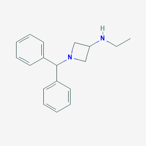 B169388 1-Benzhydryl-N-ethylazetidin-3-amine CAS No. 147293-66-1