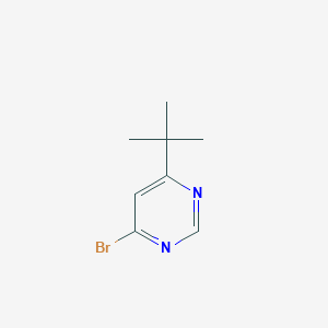 molecular formula C8H11BrN2 B169402 4-溴-6-叔丁基嘧啶 CAS No. 19136-36-8
