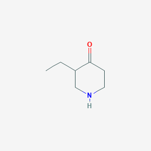 molecular formula C7H13NO B169451 3-Ethylpiperidin-4-one CAS No. 104777-74-4