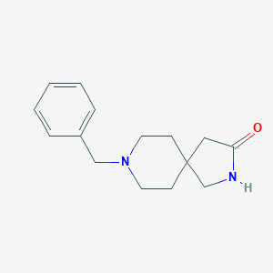 molecular formula C15H20N2O B169457 8-苄基-2,8-二氮杂螺[4.5]癸烷-3-酮 CAS No. 154495-69-9