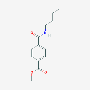 molecular formula C13H17NO3 B169463 4-(丁基氨基甲酰基)苯甲酸甲酯 CAS No. 100610-03-5