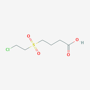molecular formula C6H11ClO4S B169467 4-(2-Chloroethylsulfonyl)butyric Acid CAS No. 121315-24-0