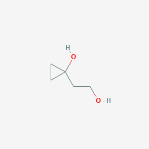 molecular formula C5H10O2 B169479 1-(2-羟乙基)环丙醇 CAS No. 128312-78-7