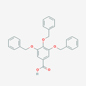 molecular formula C28H24O5 B016948 3,4,5-Tris(benzyloxy)benzoic Acid CAS No. 1486-48-2