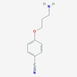 molecular formula C10H12N2O B169483 4-(3-氨基丙氧基)苯甲腈 CAS No. 116753-55-0