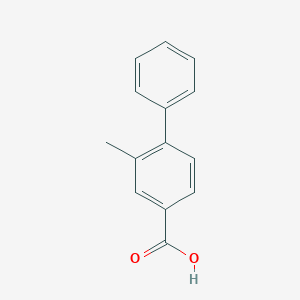 molecular formula C14H12O2 B169495 3-甲基-4-苯基苯甲酸 CAS No. 178313-67-2