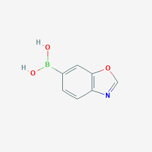 molecular formula C7H6BNO3 B169509 苯并[D]噁唑-6-基硼酸 CAS No. 1253912-47-8