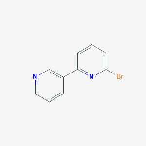 molecular formula C10H7BrN2 B169519 6-溴-2,3'-联吡啶 CAS No. 106047-28-3