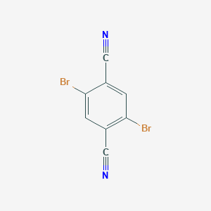 molecular formula C8H2Br2N2 B169521 2,5-Dibromoterephthalonitrile CAS No. 18870-11-6