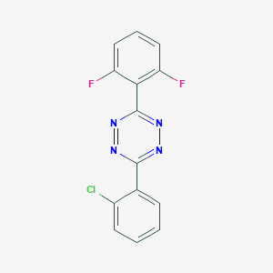 molecular formula C14H7ClF2N4 B169530 Flufenzine CAS No. 162320-67-4