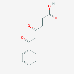 molecular formula C12H12O4 B169532 4,6-Dioxo-6-phenylhexanoic acid CAS No. 114150-57-1