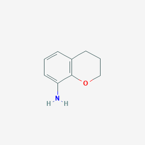 molecular formula C9H11NO B169552 色满-8-胺 CAS No. 113722-25-1