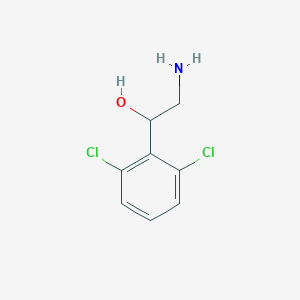 molecular formula C8H9Cl2NO B169556 2-Amino-1-(2,6-dichlorophenyl)ethan-1-ol CAS No. 19062-16-9