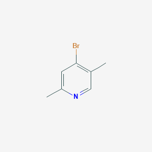 molecular formula C7H8BrN B169587 4-Bromo-2,5-dimethylpyridine CAS No. 17117-23-6