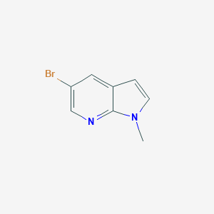 molecular formula C8H7BrN2 B169599 5-Bromo-1-methyl-1H-pyrrolo[2,3-b]pyridine CAS No. 183208-22-2