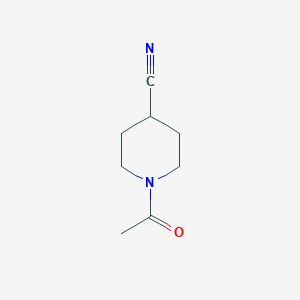 molecular formula C8H12N2O B016962 1-乙酰基哌啶-4-腈 CAS No. 25503-91-7