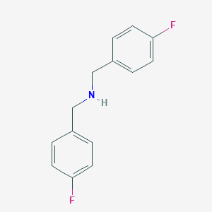 molecular formula C14H13F2N B169626 双(4-氟苄基)胺 CAS No. 134227-41-1