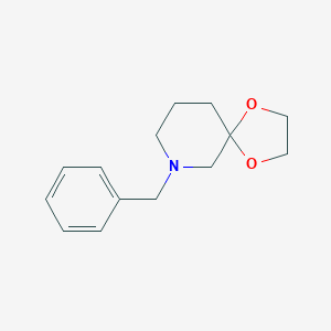 molecular formula C14H19NO2 B169633 7-Benzyl-1,4-dioxa-7-aza-spiro[4.5]decane CAS No. 127364-04-9