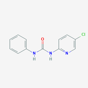 molecular formula C12H10ClN3O B169641 1-(5-Chloropyridin-2-yl)-3-phenylurea CAS No. 10461-91-3