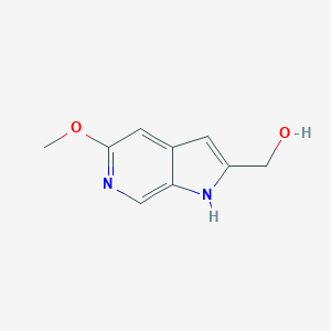 molecular formula C9H10N2O2 B169643 (5-Methoxy-1H-pyrrolo[2,3-c]pyridin-2-yl)methanol CAS No. 17288-43-6