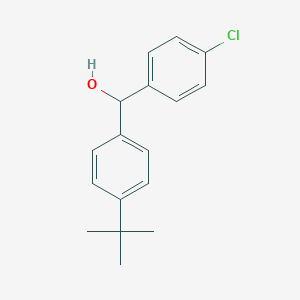 molecular formula C17H19ClO B169646 4-tert-Butyl-4'-chlorobenzhydrol CAS No. 130210-29-6