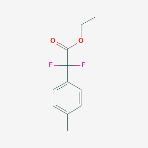 molecular formula C11H12F2O2 B169651 Ethyl 2,2-difluoro-2-(p-tolyl)acetate CAS No. 131323-06-3