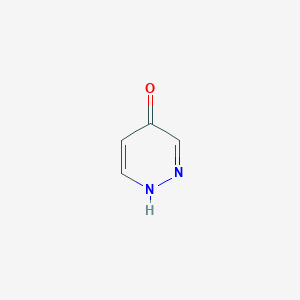 molecular formula C4H4N2O B169656 4-Hydroxypyridazine CAS No. 17417-57-1