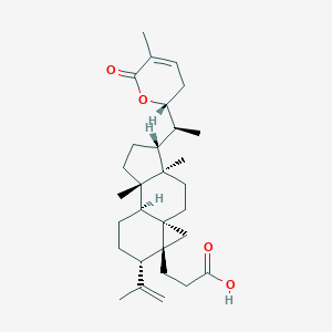 molecular formula C30H44O4 B169671 Schisanlactone E CAS No. 136040-43-2