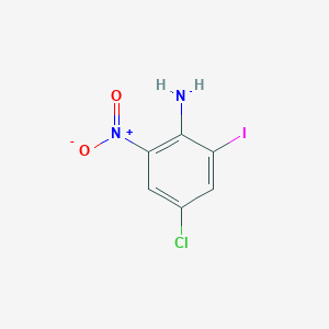 molecular formula C6H4ClIN2O2 B169699 4-Chloro-2-iodo-6-nitroaniline CAS No. 123158-75-8