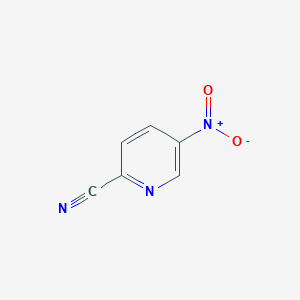 molecular formula C6H3N3O2 B016970 5-硝基吡啶-3-腈 CAS No. 100367-55-3