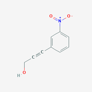 molecular formula C9H7NO3 B016971 3-(3-Nitrophenyl)prop-2-yn-1-ol CAS No. 103606-71-9