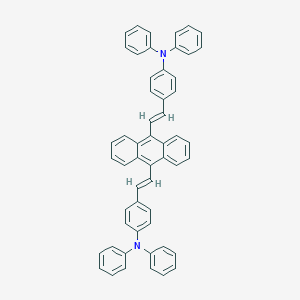 molecular formula C54H40N2 B169716 9,10-双[4-(二苯胺)苯乙烯]蒽 CAS No. 155139-11-0