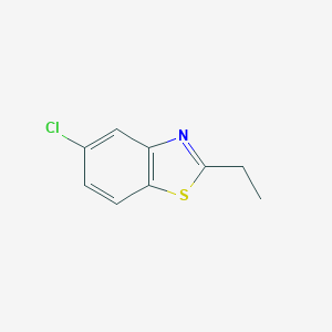 molecular formula C9H8ClNS B016972 5-Chloro-2-ethyl-1,3-benzothiazole CAS No. 107611-11-0