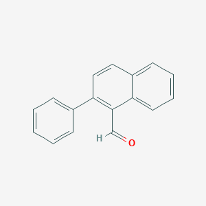 molecular formula C17H12O B169721 2-苯基萘-1-甲醛 CAS No. 137869-22-8