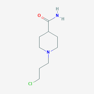 B169732 1-(3-Chloropropyl)piperidine-4-carboxamide CAS No. 129846-88-4