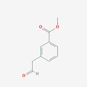 B169735 Methyl 3-(2-oxoethyl)benzoate CAS No. 124038-37-5