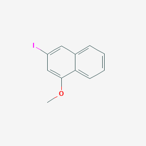 B169747 3-Iodo-1-methoxynaphthalene CAS No. 148491-01-4