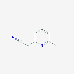 molecular formula C8H8N2 B169760 2-(6-甲基吡啶-2-基)乙腈 CAS No. 14993-80-7