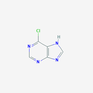 molecular formula C5H3ClN4 B169775 6-氯嘌呤 CAS No. 111055-92-6