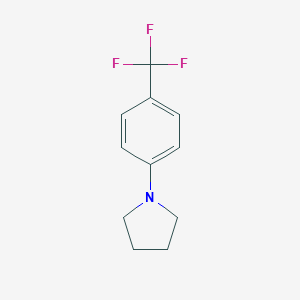 molecular formula C11H12F3N B169778 1-[4-(三氟甲基)苯基]吡咯烷 CAS No. 113845-68-4